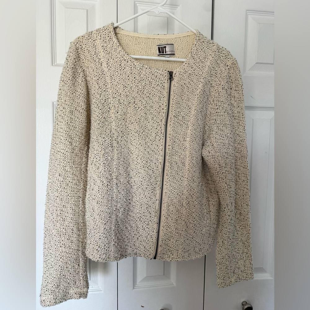 Kut from the Kloth Beige Knit Sweater
